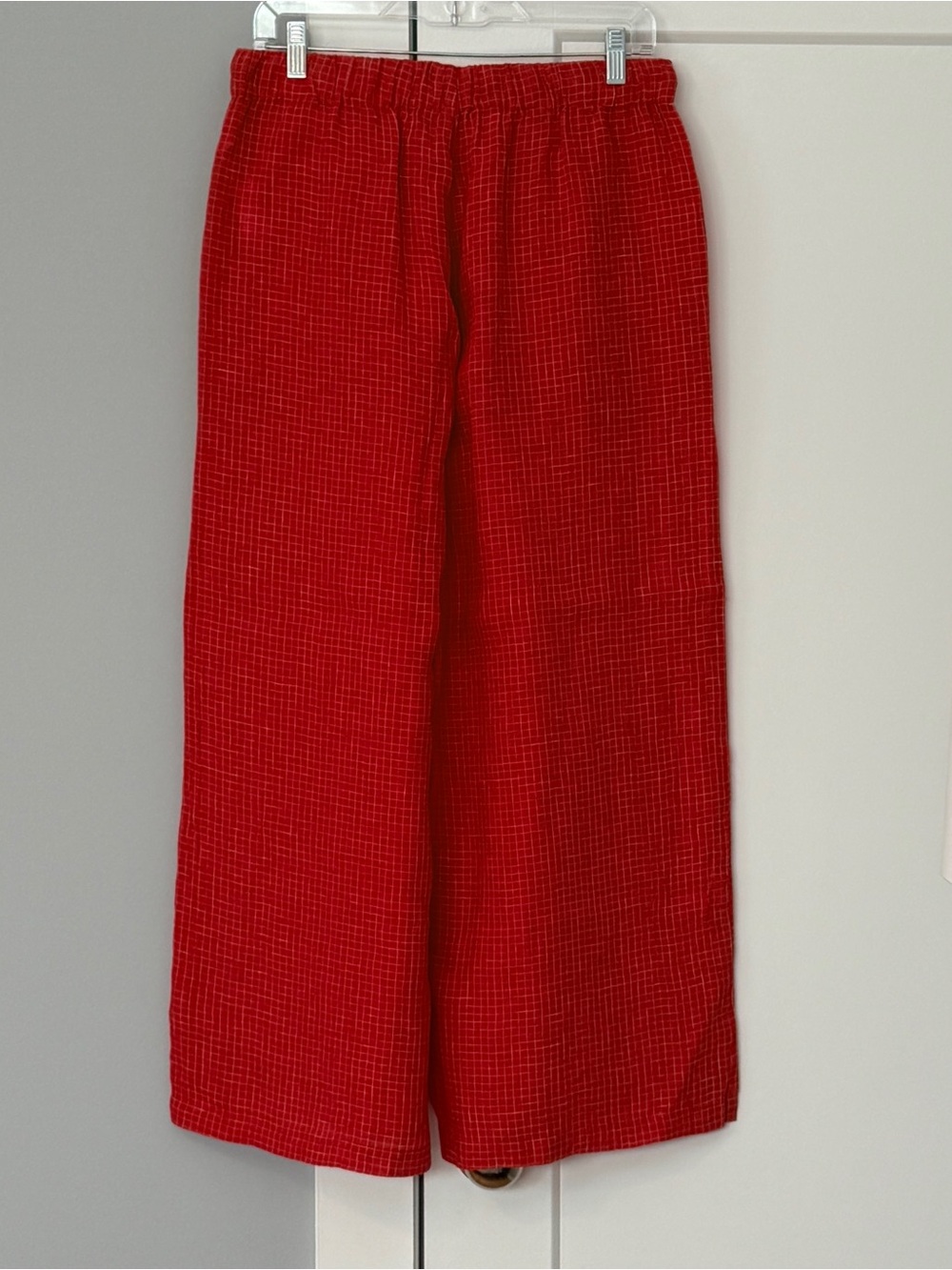 Eileen Fisher Window Pane Check Wide Leg Ankle Pants - New without tag! - Picture 7 of 10